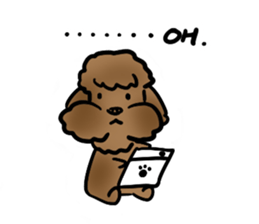 my sister's dog "sheep" sticker #10180083