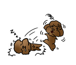 my sister's dog "sheep" sticker #10180084