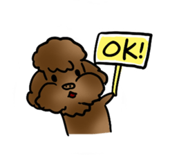 my sister's dog "sheep" sticker #10180085