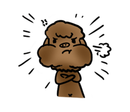 my sister's dog "sheep" sticker #10180087