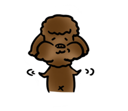 my sister's dog "sheep" sticker #10180088