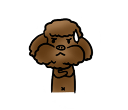 my sister's dog "sheep" sticker #10180090