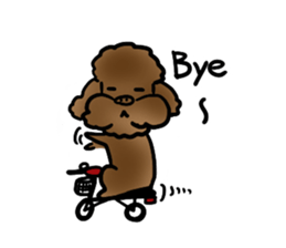 my sister's dog "sheep" sticker #10180092