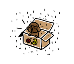 my sister's dog "sheep" sticker #10180093