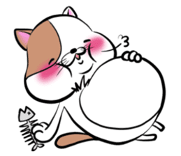 Fat cat Mr.TABO sticker #10180308