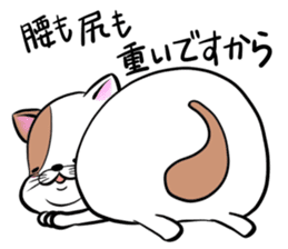 Fat cat Mr.TABO sticker #10180327