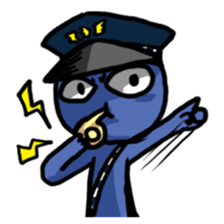 Big Eyes Guy sticker #10181326