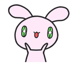 Two rabbit sticker #10181537