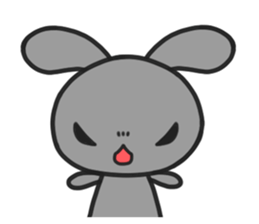 Two rabbit sticker #10181538