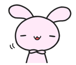 Two rabbit sticker #10181539