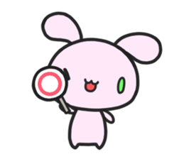 Two rabbit sticker #10181542