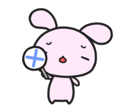 Two rabbit sticker #10181543