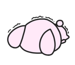 Two rabbit sticker #10181546