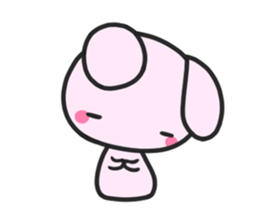 Two rabbit sticker #10181548