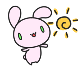 Two rabbit sticker #10181551