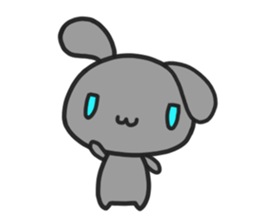 Two rabbit sticker #10181554