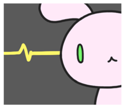 Two rabbit sticker #10181562