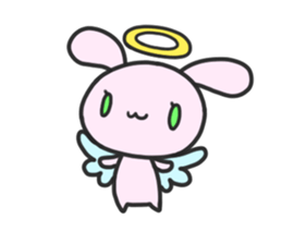 Two rabbit sticker #10181564