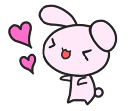 Two rabbit sticker #10181572