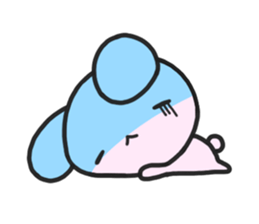 Two rabbit sticker #10181575