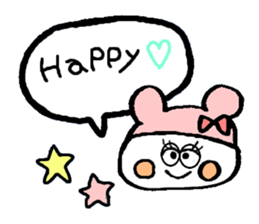 cute ponpoko sticker sticker #10181817
