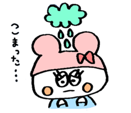 cute ponpoko sticker sticker #10181823