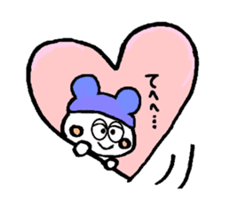 cute ponpoko sticker sticker #10181825