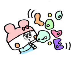 cute ponpoko sticker sticker #10181835