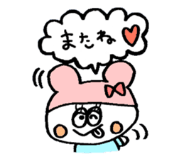 cute ponpoko sticker sticker #10181837