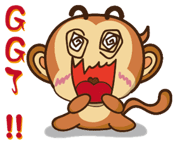 Monkey tarzan sticker #10182025