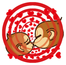 Monkey tarzan sticker #10182048