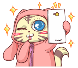 CatRabbit : The Three Wise Cats sticker #10182241