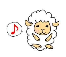 sheep speaks the Kansai dialect sticker #10182349