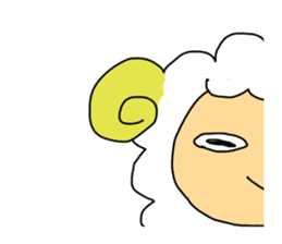 sheep speaks the Kansai dialect sticker #10182357