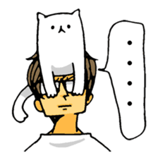 uekarabutyo Part.7 with cat sticker #10182489