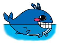 Not Whale Not Rabbit sticker #10182537