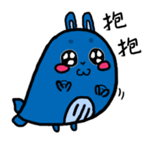 Not Whale Not Rabbit sticker #10182559