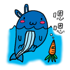 Not Whale Not Rabbit sticker #10182571