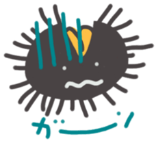 My name is sea urchin. sticker #10182899