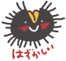 My name is sea urchin. sticker #10182900