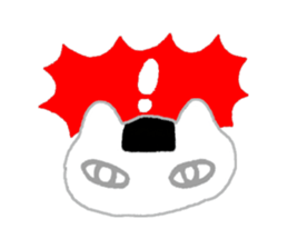 Cat plus Food sticker #10183136