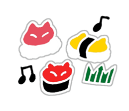 Cat plus Food sticker #10183145