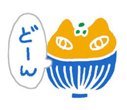 Cat plus Food sticker #10183151