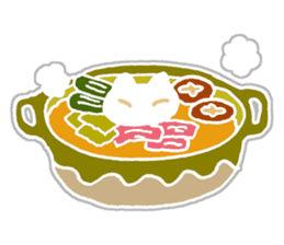 Cat plus Food sticker #10183153