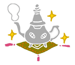 Cat plus Food sticker #10183155