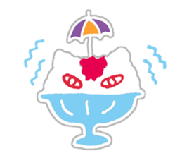 Cat plus Food sticker #10183163