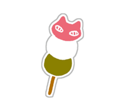 Cat plus Food sticker #10183166