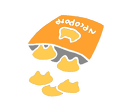 Cat plus Food sticker #10183171