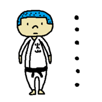 Mr.KARATE is coming from Japan sticker #10183921