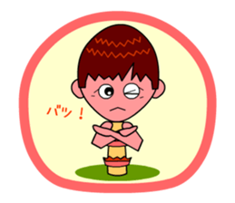 Horsetail girl sticker #10183989